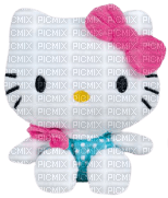Peluche hello kitty pink blue doudou cuddly toy - ücretsiz png