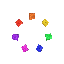 Rainbow crackers - GIF animé gratuit