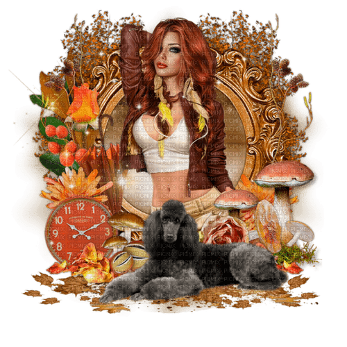 autumn woman by nataliplus - ilmainen png
