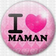 badge maman - δωρεάν png