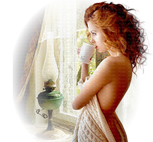 Woman at the Window - kostenlos png