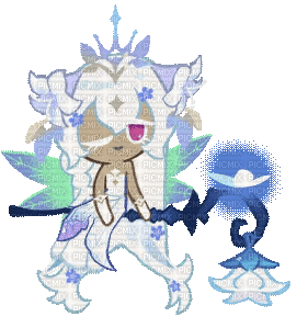 White lily cookie fairy - 免费动画 GIF
