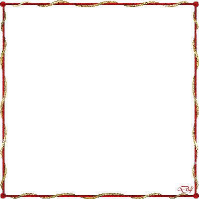 Christmas frame red gold gif  dubravka4 - Безплатен анимиран GIF