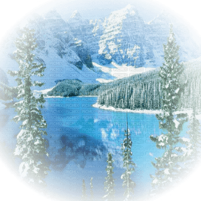 hiver paysage  winter landscape - бесплатно png