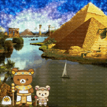Aniamted Egyptian Background - GIF animado grátis