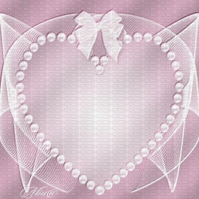 bg-pink-white-heart - Free PNG