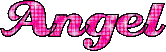 Angel pink glitter text - GIF animado gratis