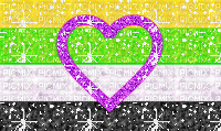 Ceterosexual flag glitter - GIF animé gratuit