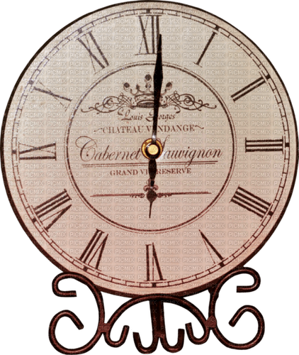 dolceluna vintage deco clock steampunk - PNG gratuit