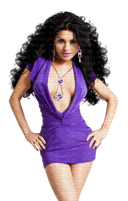 Kaz_Creations Woman Femme Purple - zdarma png