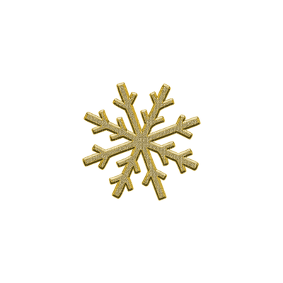 christmas noel snowflake gold - png ฟรี