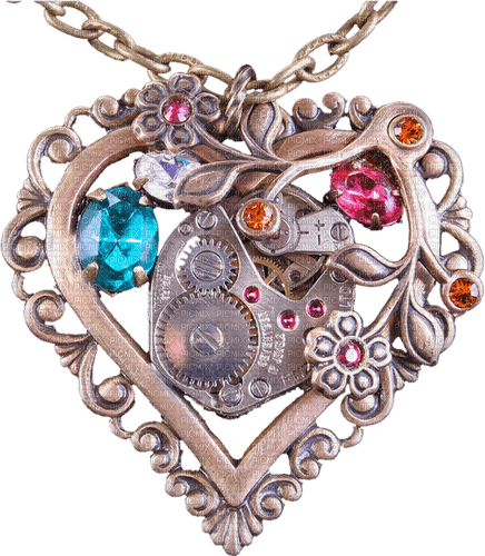 heart, steampunk, jewerly, love - δωρεάν png