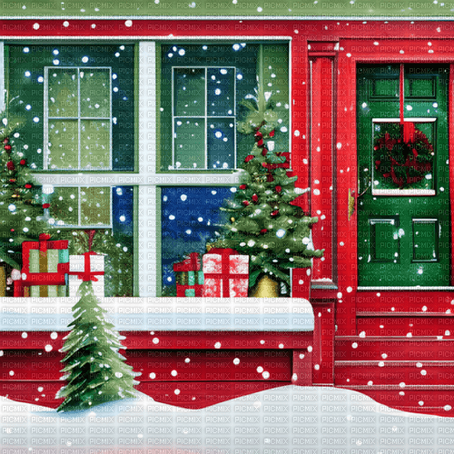Background Winter Christmas - Bogusia - png ฟรี