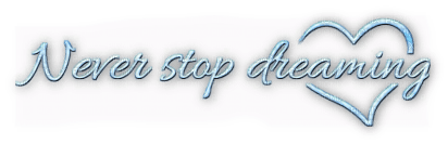soave text dream dreaming never stop blue - gratis png