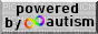 powered by autism button - png grátis