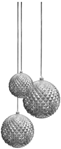 Ornaments.Deco.Silver - png ฟรี