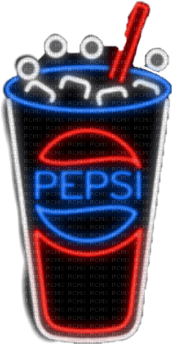 Neon Pepsi - png gratis