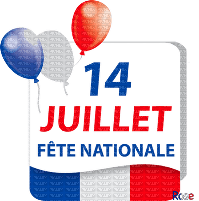 14 Juillet fête nationale - бесплатно png