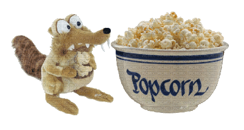 popcorn - GIF animé gratuit