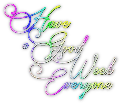 soave text have a good week rainbow - gratis png