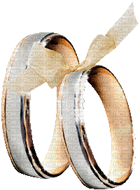 soave deco animated wedding ring bow blue - Бесплатный анимированный гифка