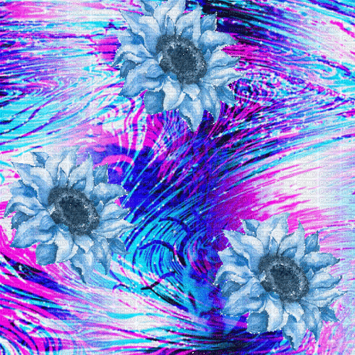 Ma /BG.anim.graphic.flower.blue.idca. - 無料のアニメーション GIF