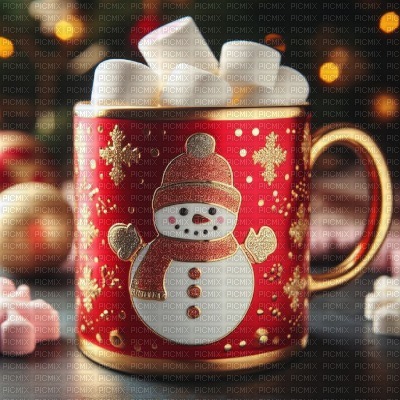 Christmas Mug Background - zadarmo png