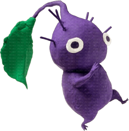 purple pikmin dances - png gratuito