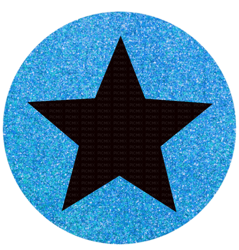 Star Glitter Light Blue  - by StormGalaxy05 - darmowe png