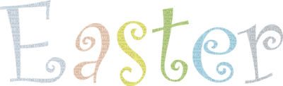 Kaz_Creations Deco Text Easter - Free PNG