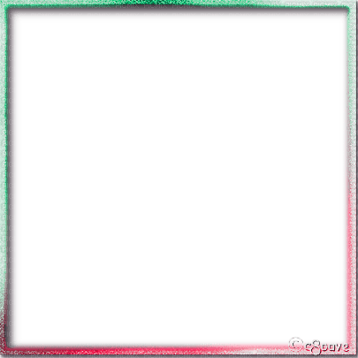 soave frame border vintage pink green - PNG gratuit