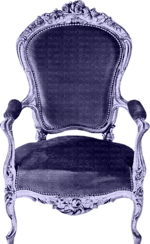 Stuhl chair blau blue - bezmaksas png