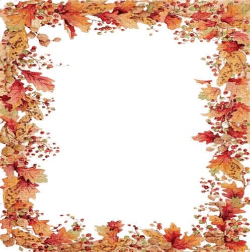 loly33 frame automne - ingyenes png