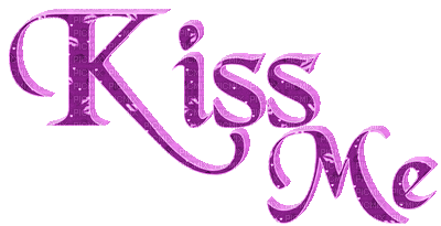 Kaz_Creations Colours Logo Text Kiss Me - Nemokamas animacinis gif