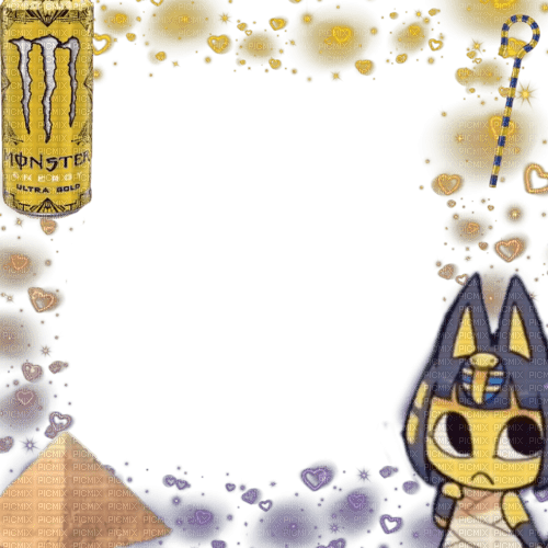 Ankha frame (Created with PicsArt) - zdarma png