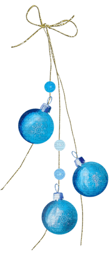 Ornaments.Blue - zadarmo png