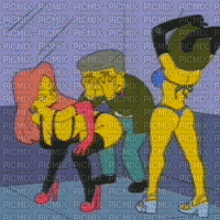 Die Simpsons - GIF animado grátis