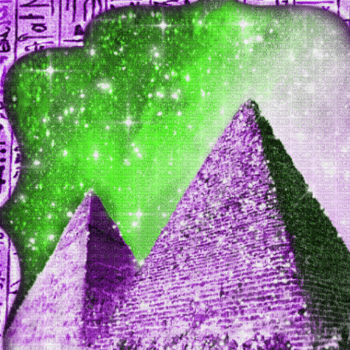 BG  /   Egypt.pyramid.violet vert.idca - Бесплатный анимированный гифка