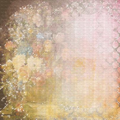 soave background animated flowers vintage texture - 無料のアニメーション GIF