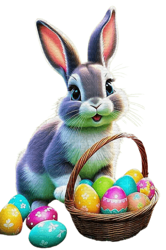 Easter.Bunny.Rabbit.Pâques.Victoriabea - PNG gratuit