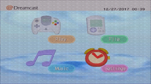 dreamcast menu - Darmowy animowany GIF