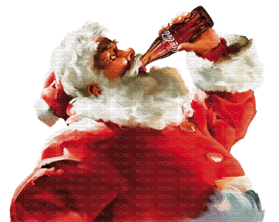 coca cola drink  santa claus Père Noël weihnachtsmann man homme  christmas noel xmas weihnachten Navidad рождество natal tube - PNG gratuit