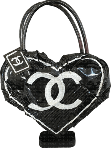 Chanel Bag Black White - Bogusia - gratis png