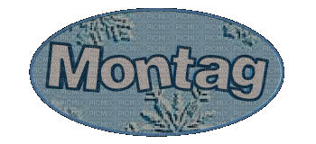 montag - Besplatni animirani GIF