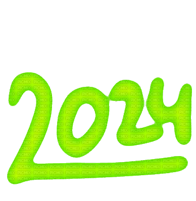 2024 text animated - Gratis geanimeerde GIF