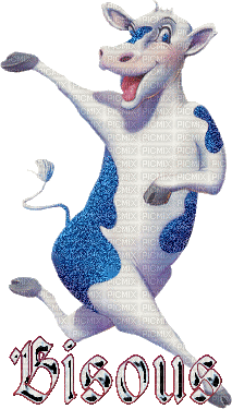 vache(bisous) - Free animated GIF