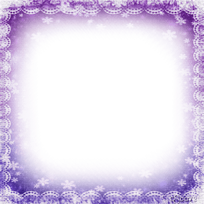 soave frame winter abstract snowflake lace - PNG gratuit