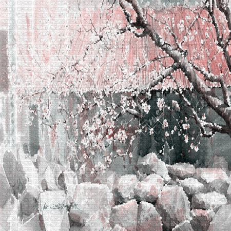kikkapink spring background gif animated asian - Безплатен анимиран GIF