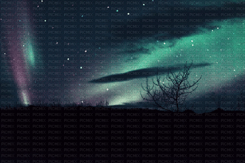 Northern lights - Ilmainen animoitu GIF