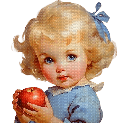 loly33 enfant pomme - gratis png